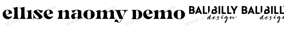 Ellise Naomy Demo字体转换
